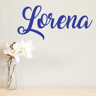 Nombres en vinilo personalizado